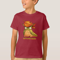 Cute Autumn Mood Slug Hoodie