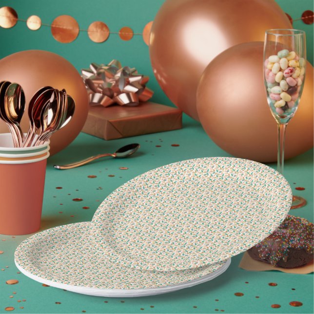 Cute Autumn  Paper Plate (Multi)