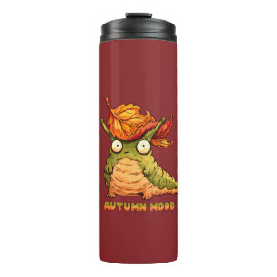 Cute Autumn Slug Autumn Mood Hoodie Thermal Tumbler