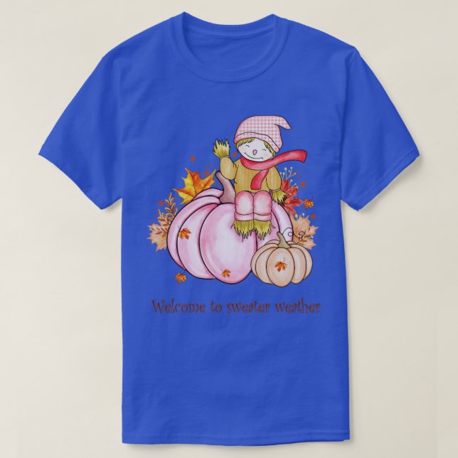 Cute Autumn Spirit1 T-Shirt (Design Front)