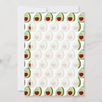 Cute Avocado Background Pattern