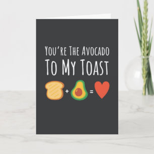 Cute Avocado Cards Fruits Vegan Vegetarian