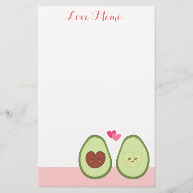 Cute Avocado couple in love, My other half (Front)