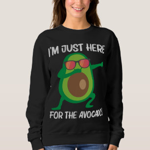 Cute Avocado Design For Men Women Healthy Fruit Pl Sweatshirt