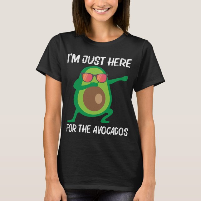 Cute Avocado Design For Men Women Healthy Fruit Pl T-Shirt (Front)