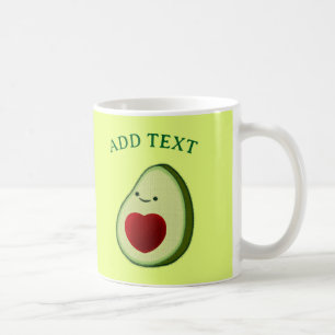 Cute Avocado Drawing Coffee Mug