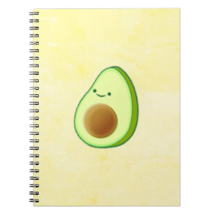 Cute Avocado Drawing Notebook