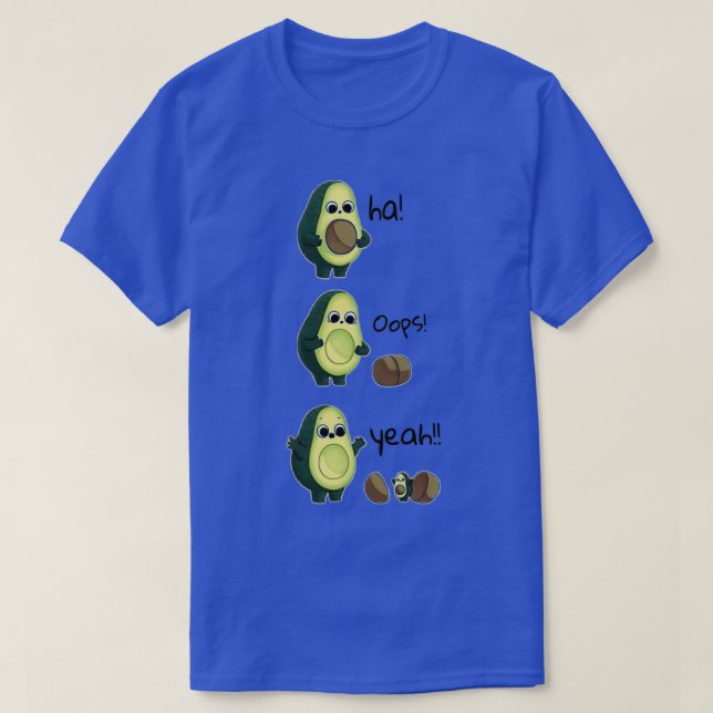 cute avocado funny T-Shirt (Design Front)