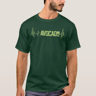 Cute Avocado Heartbeat, Vegan For Men Women, Guaca T-Shirt