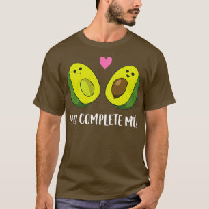 Cute Avocado In The Pocket Vegan Food Avocdao In P T-Shirt