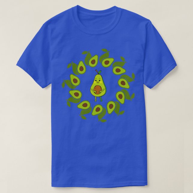 Cute Avocado Ix27m with the Avocado Avocado Lovers T-Shirt (Design Front)