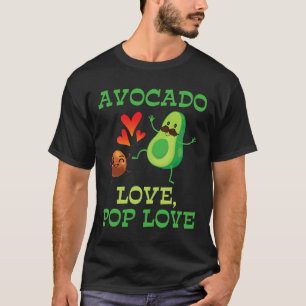 Cute Avocados Dancing Together Avocado Love Pop Lo T-Shirt