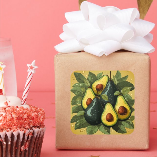 Cute avocados sticker (Party)