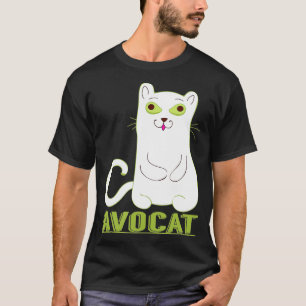 Cute Avocat  Avogato Funny Avocado Cat Lover Gift  T-Shirt