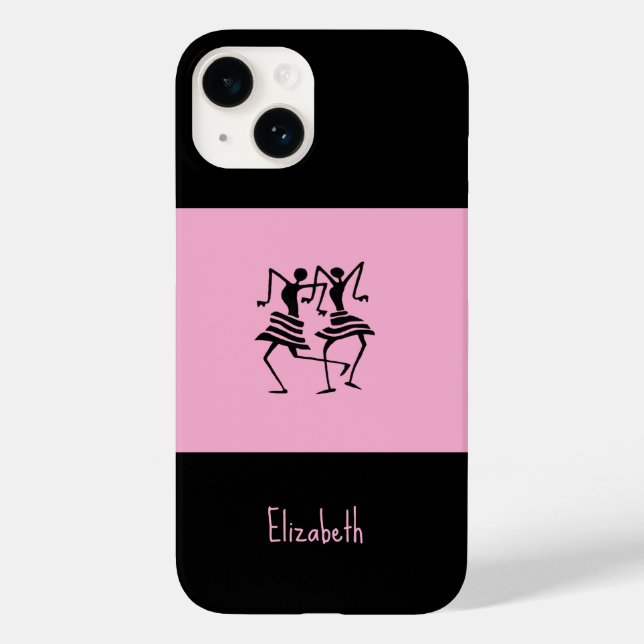 Cute, Awesome Dancers and Bold Stripes  Case-Mate iPhone Case (Back)