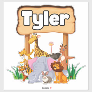 Cute Awesome Zoo Animal Kid's