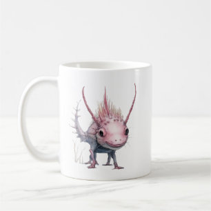 Cute Axolotl Art Coffee Mug
