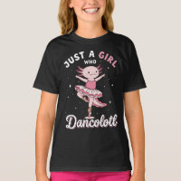 Cute Axolotl Ballerina in Pastel Pink Tutu