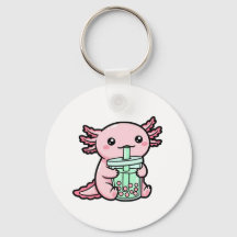 Cute Axolotl & Bubble Tea
