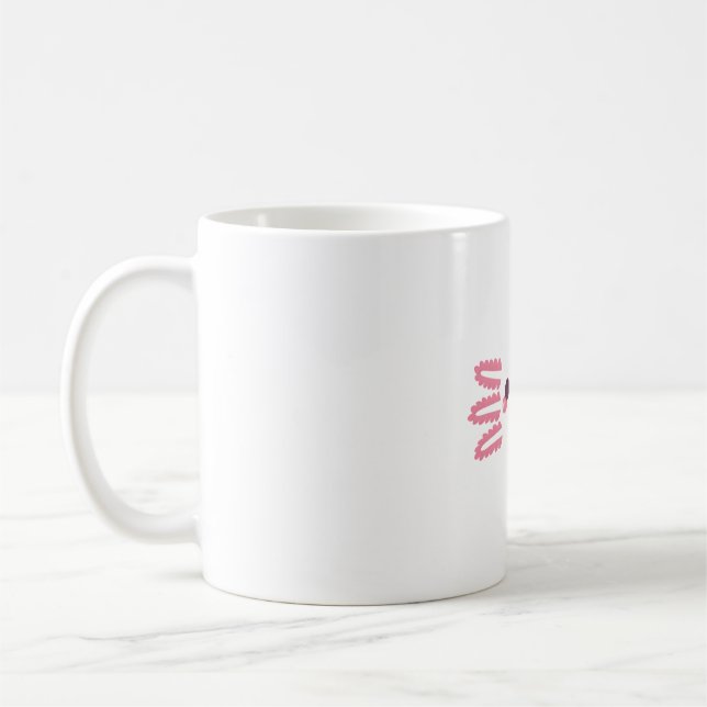 Cute Axolotl Costume Coffee Mug (Left)