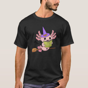 Cute Axolotl Halloween , Axolotl Witch Casting Spe T-Shirt