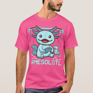 Cute Axolotl Lover Gaming s Kids Toddler Gamesalot T-Shirt