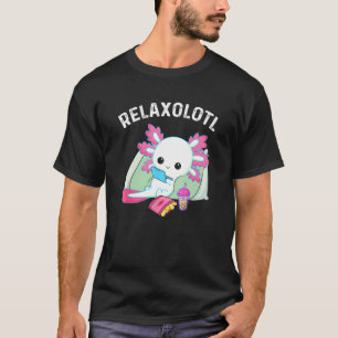 Cute Axolotl Lover Mexican Salamander Relaxolotl_1 T-Shirt