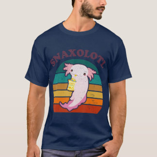 Cute Axolotl Lover Snaxolotl (65) T-Shirt