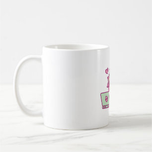 Cute Axolotl Loves Instant Noodles And Anime Coffee Mug