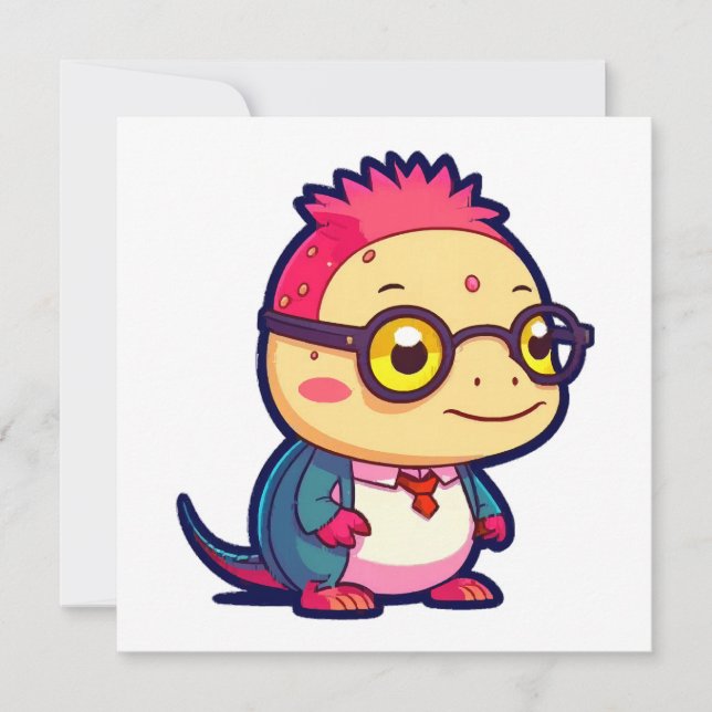 cute axolotl philosopher (Front)