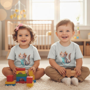 Cute Axolotl Toddler Baby Fine Jersey T-Shirt