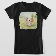 Cute Axolotl with Soap Bubbles – Kid’s