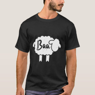 Cute Baa Sheep Sound Black Sheep Toy Lovers T-Shirt