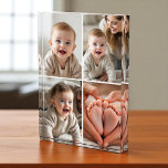 Cute Baby 4 Photo Collage Picture Photo Block<br><div class="desc">Capture your baby’s sweetest moments with this Cute Baby 4-Photo Collage Picture Photo Block. Featuring four of your favourite photos arranged in an adorable layout, this freestanding block is perfect for nurseries, desks, or gifting to proud grandparents. Personalize it with your baby’s name, birthdate, or a loving message for a...</div>