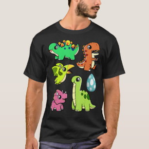 Cute Baby Adorable Dinosaurs T-Shirt