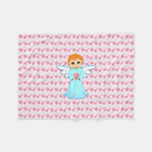 Cute Baby Angel Fleece Blanket