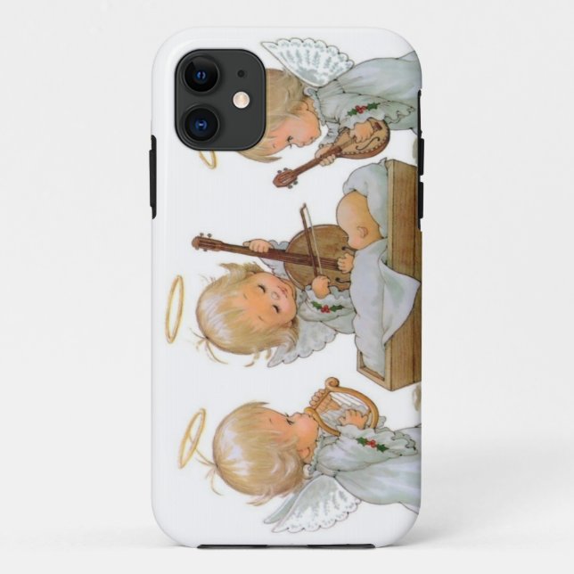 Cute Baby Angels in the Manger iPhone 5 Case (Back)