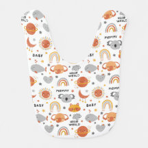 Cute Baby Animals Baby Bibs