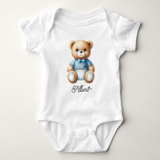 Cute Baby Bear Bodysuit (Front)