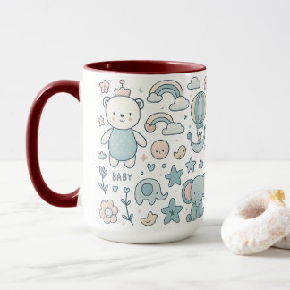 Cute Baby Bear Crown Mug