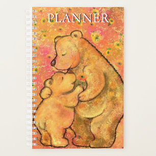 Cute Baby Bear with Mom Planner