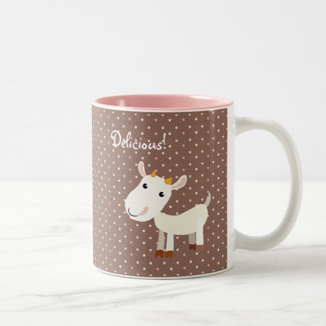 Cute Baby Billy Goat Mug - Customizable (Right)