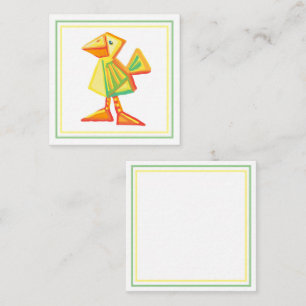 Cute baby bird Enclosure Card