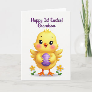 Cute Baby Bird Spring Card