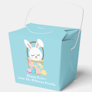 Cute Baby Blue Easter Bunny Party Fortune Favor Box