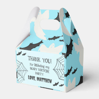 Cute Baby Blue Halloween Birthday Party Favour Box
