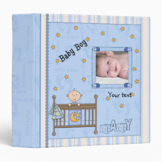 Cute Baby Boy design Binder