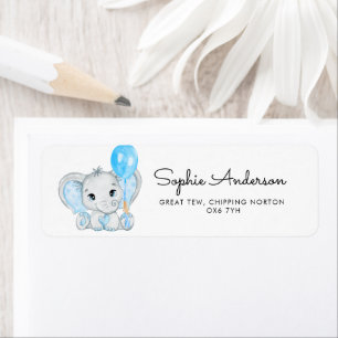 Cute Baby Boy Elephant With Ballon Address 