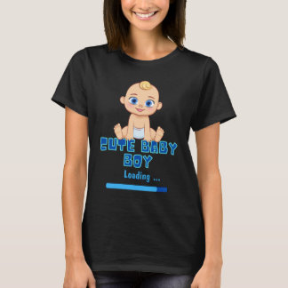 Cute Baby Boy Loading Gender Party Pregnancy It's T-Shirt