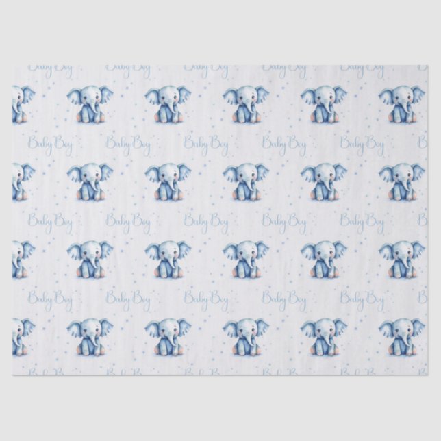 Cute baby boy   tissue paper (Front)